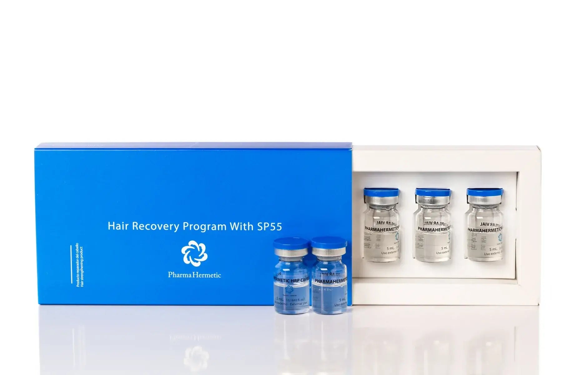 Pharma Hermetic Hair Recovery Program – Phials (SP55) + Hermetic Shampoo