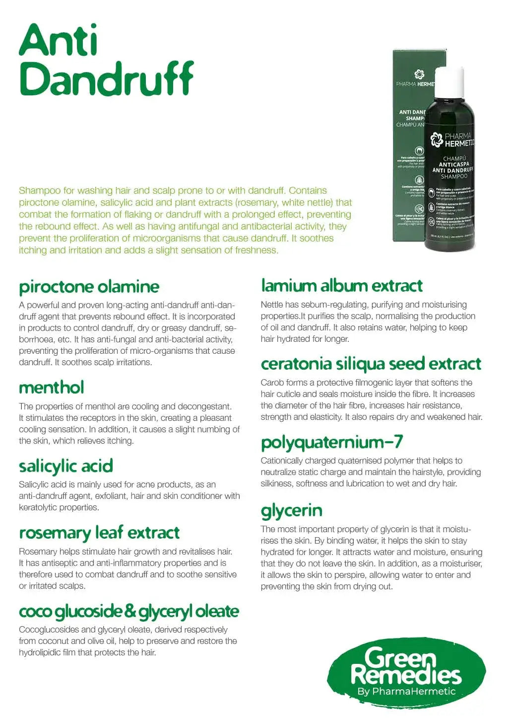 P.H. Anti-Dandruff Shampoo